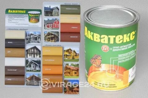 Покрытие для древесины акватекс