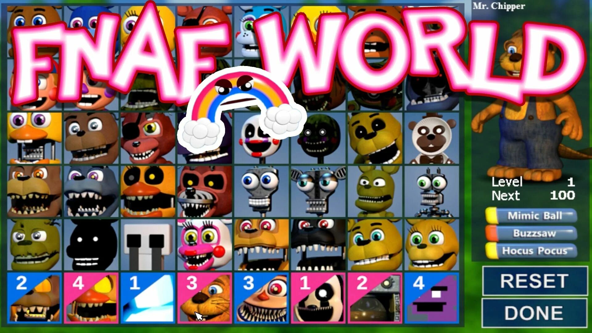 Чит фнаф ворлд. FNAF World. FNAF World update 3. FNAF World загрузка. ФНАФ ворлд 2.