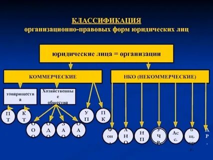 Определите организационно правовую форму юридического лица