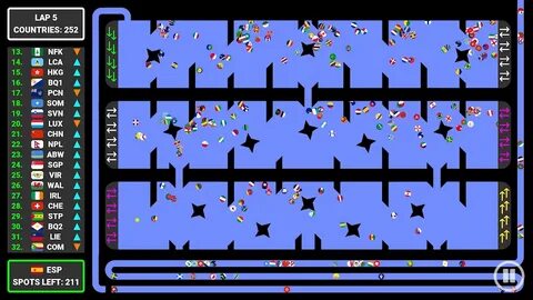 Simple marble race