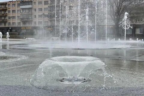 Псков открытие фонтан на 4