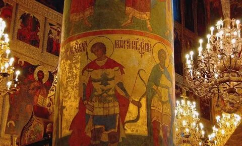 Фрески успенского собора в москве
