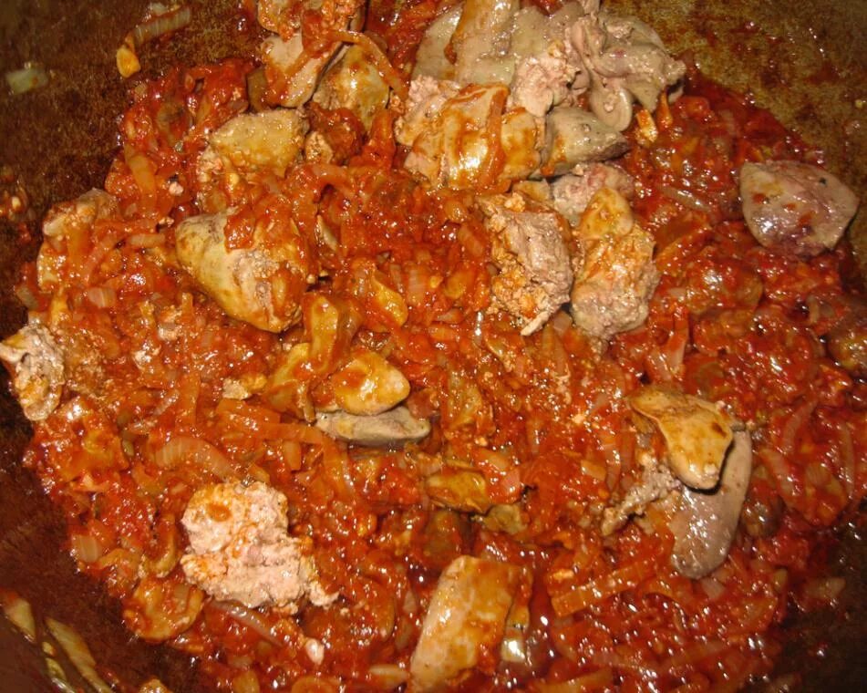 Мясо по абхазски с овощами