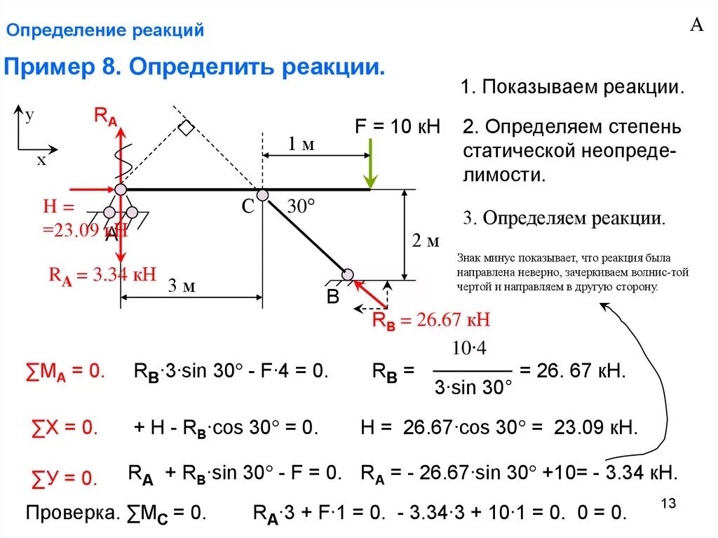 Реакции отличающие. Как определить опорные реакции. Как найти силу реакции опоры. Теоретическая механика балки реакции опор. Опорные реакции теоретическая механика.