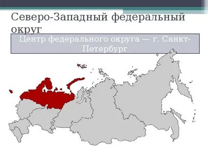 Северо западный регион состав