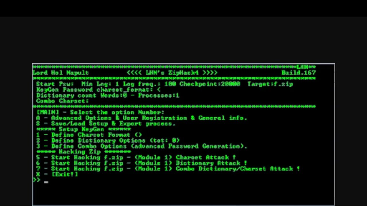Zip hacker. Zip hacker