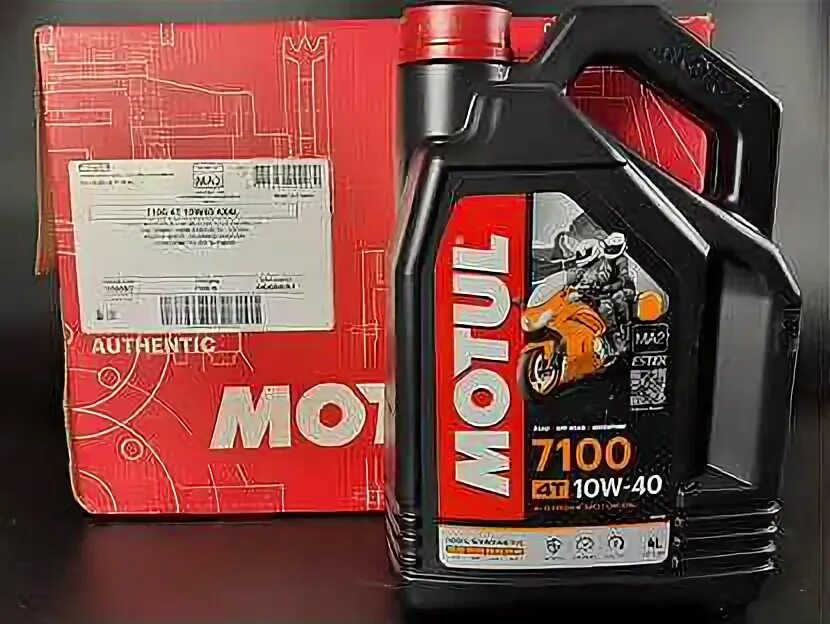 Масло 7100 4t 10w 40. 104092 Motul.