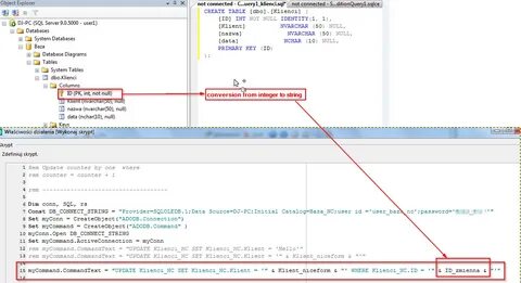 Provider string