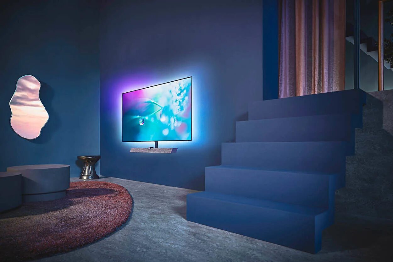 Филипс эмбилайт 55. Телевизор Philips OLED 935. Телевизор OLED Philips 55. Philips 65oled935/12.