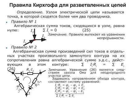 Узлы кирхгофа