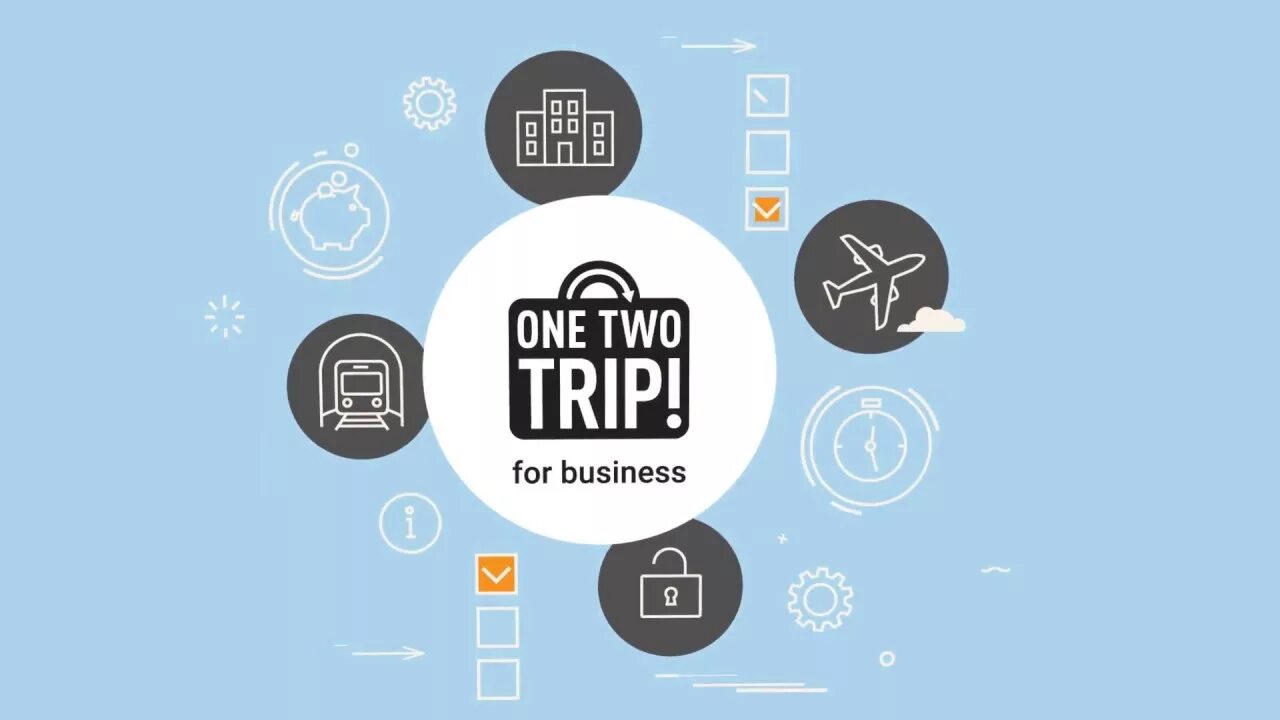 ONETWOTRIP. One two trip. ONETWOTRIP for Business. ONETWOTRIP logo.