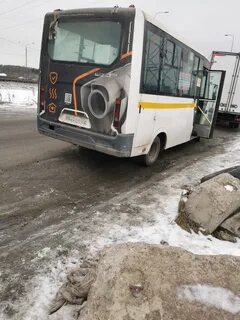 Разбил автобус
