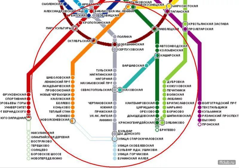 Автовокзал новоясеневская