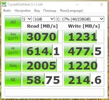 Crystal disk ssd