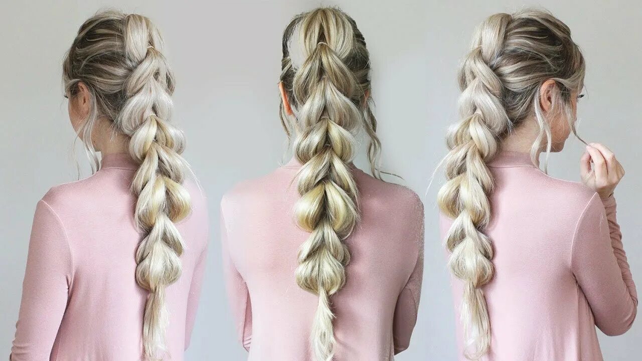 Braided headband hairstyle tutorial for medium/long hair ❤ 60s big tease... Head