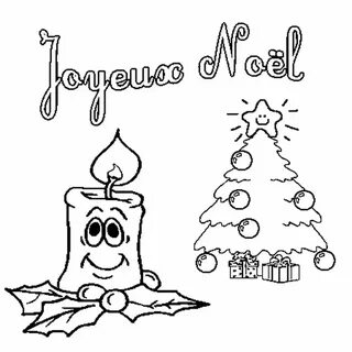 Dessin De Joyeux Noël a colorier.