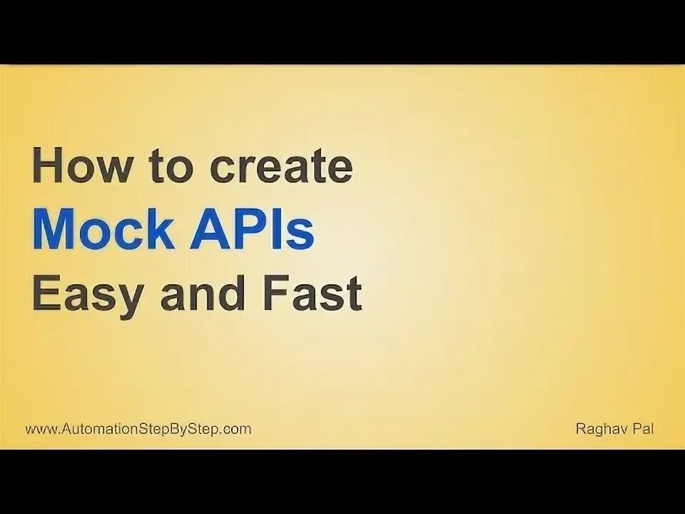 How to mock. Mockoon.