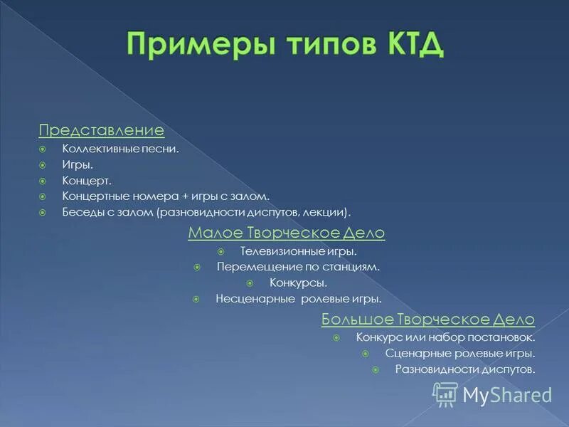 Составьте проект коллективного творческого дела КТД Коллективное творческое дело