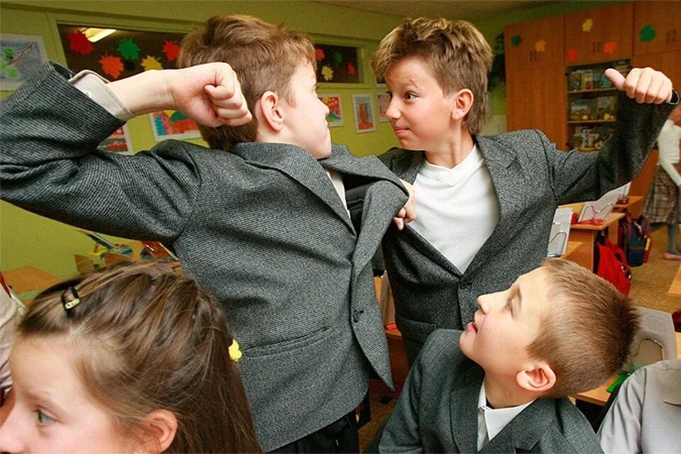 Учитель во время спора
