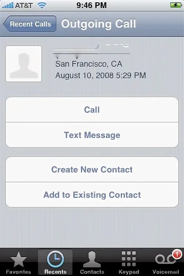 Begin contact