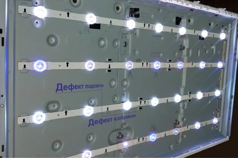 Какие светодиоды в телевизоре