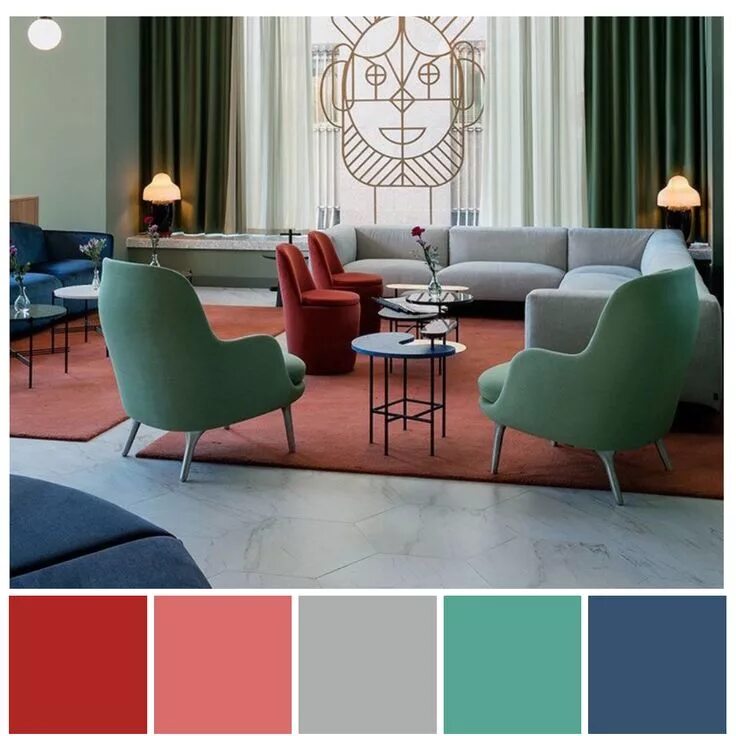 Salón azul medio Decoración de unas, Decoracion de interiores, Colores de pintur