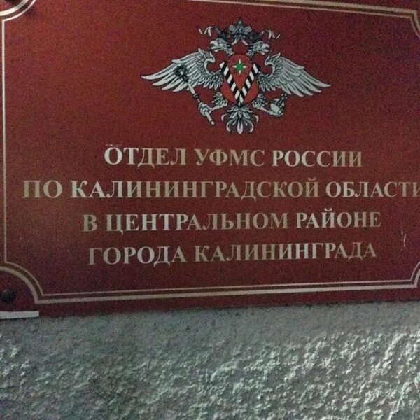 Отдел УФМС. Отделом УФМС России. УФМС центрального района. Миграционная служба Калининград. Миграционная служба калининградской