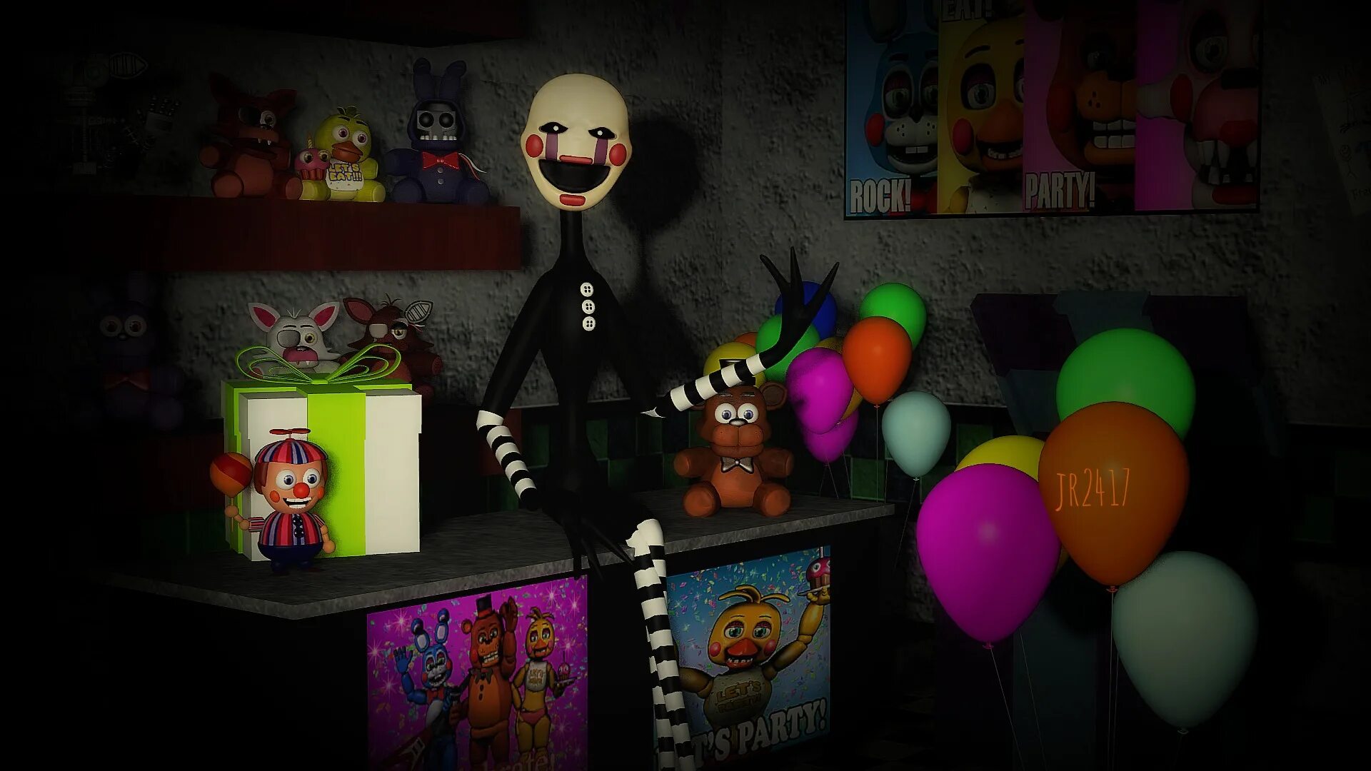 Фнаф 2 real time. Five nights at freddy&#039;s 2. five nights at freddy&#039;s марионетка. фнаф марионетка sfm. фнаф 2 комната марионетки.