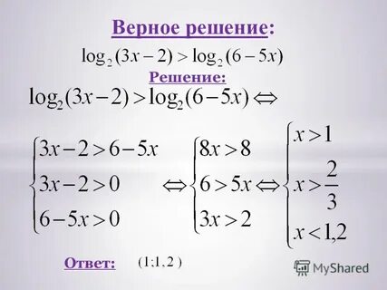 Какое решение верное