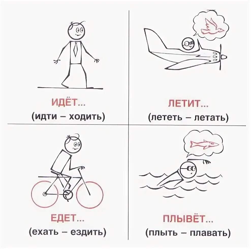 Шел шел и полетел. Глаголы движения в русском языке схема. Глаголы движения в русском языке для иностранцев в картинках. Русские глаголы движения в картинках. Глаголы движения РКИ картинки.