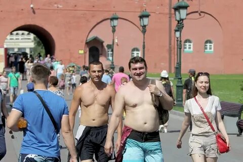 В москву пришла жара