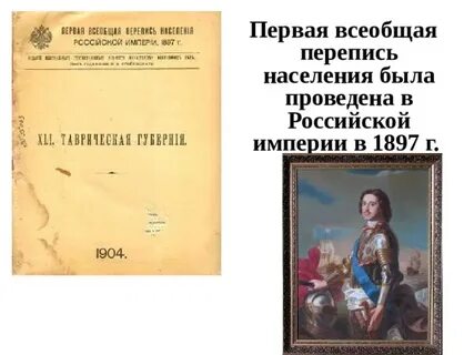 Когда была проведена первая перепись
