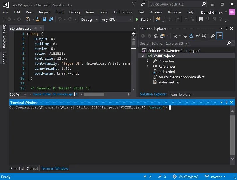 Visual studio terminal. Терминал в visual studio. visual studio 2025. редактор кода в visual studio.