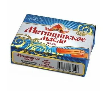 Калорийность сливочного масла 82.5
