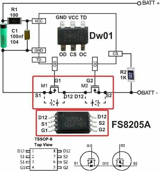 8205a микросхема описание и схема Отзывы покупателей о 10-50 шт. 8205 SOT23 8205A SOT CEG8205A FS8205A SOT23-6 SMD