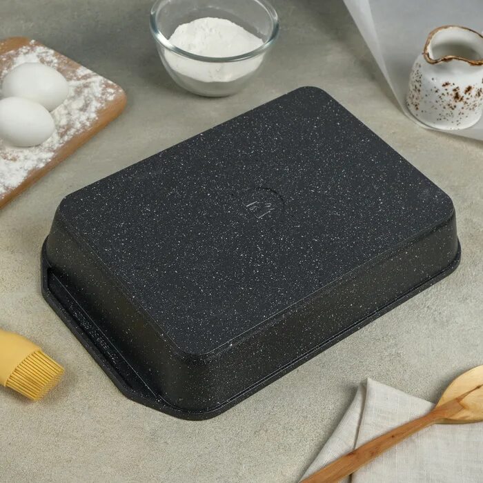 Противень графит 34х24х5,5см алюминий, антиприг. Противень мечта. , гранит black, 92802. Противень мечта гранит 33х22. Противень мечта 92802.