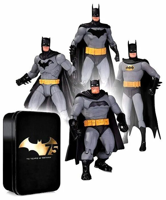 Бэтмен (DC Collectibles). Batman 75th Anniversary. Batman DC фигурка 30см. Фигурки Batman the Series DC Collectibles.