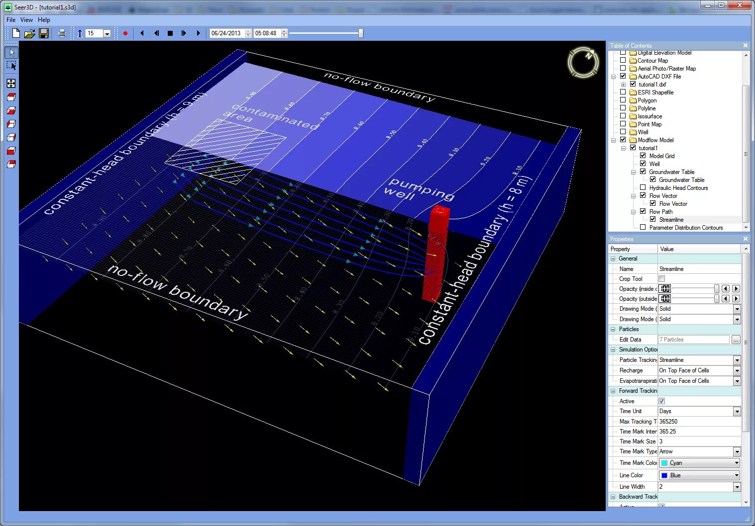 Java 3d Графика. Processing MODFLOW. MODFLOW напор. 2d на processing. Java 3 1