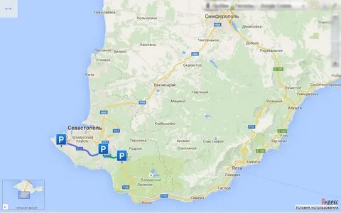 Карта осадков алушта