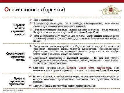 Взносы с премии