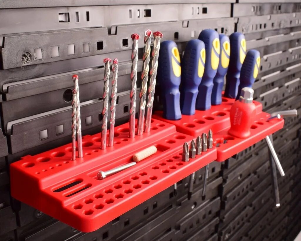 WallPeg 32"x 48" Wide Pegboard Kit ...includes shelves and bins in 2020 Metal pe