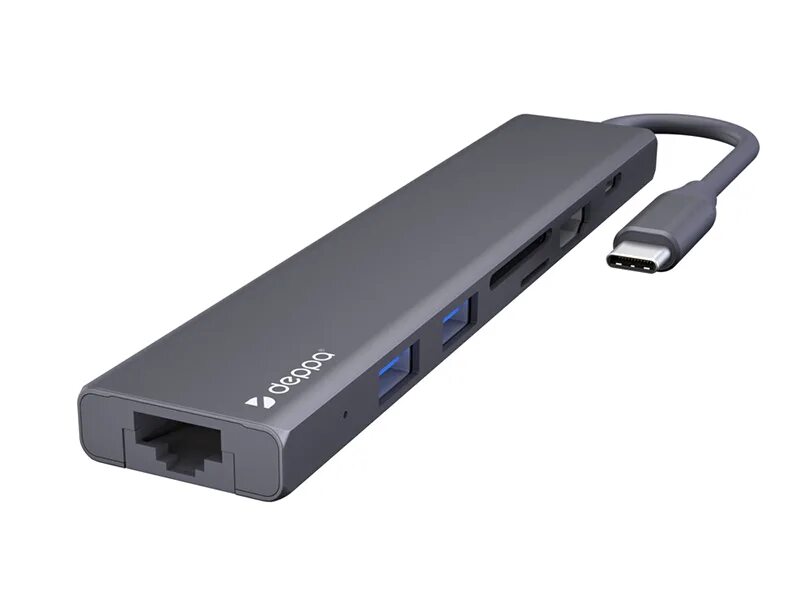 Deppa usb type c. Deppa адаптер usb type-c. usb-концентратор deppa usb type-c. deppa type-c 7в1 73127. док-станция qumo dock 7 hb-0008 [usb-a 3.0, usb-c 3.0, pd, hdmi, sd/microsd, type-c] серый.