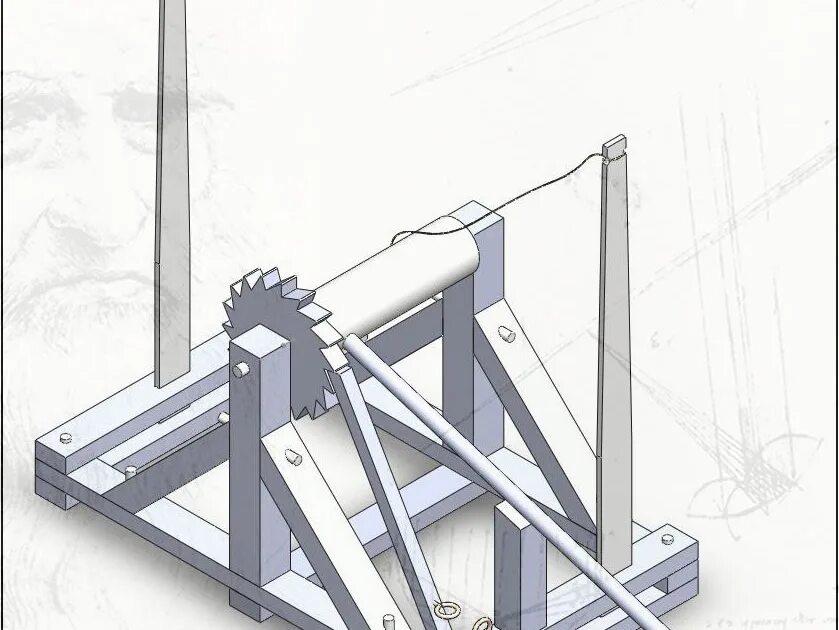 Чертеж катапульты. Чертеж катапульты. Катапульта требушет чертёж. Схема устройства катапульты. Катапульта баллиста требушет схема.