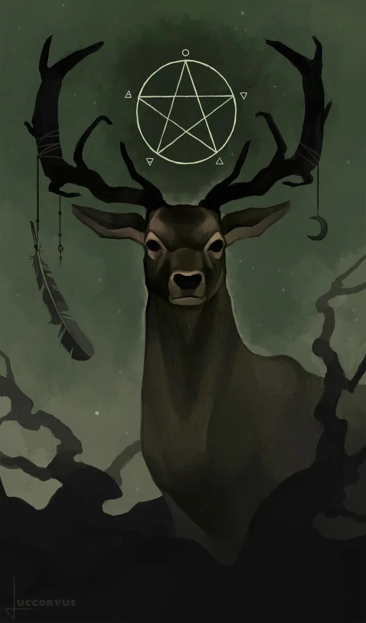Deer arts. Скандинавский олень эйктюрнир. Олень арт. Олень с красивыми рогами. Сказочный олень.