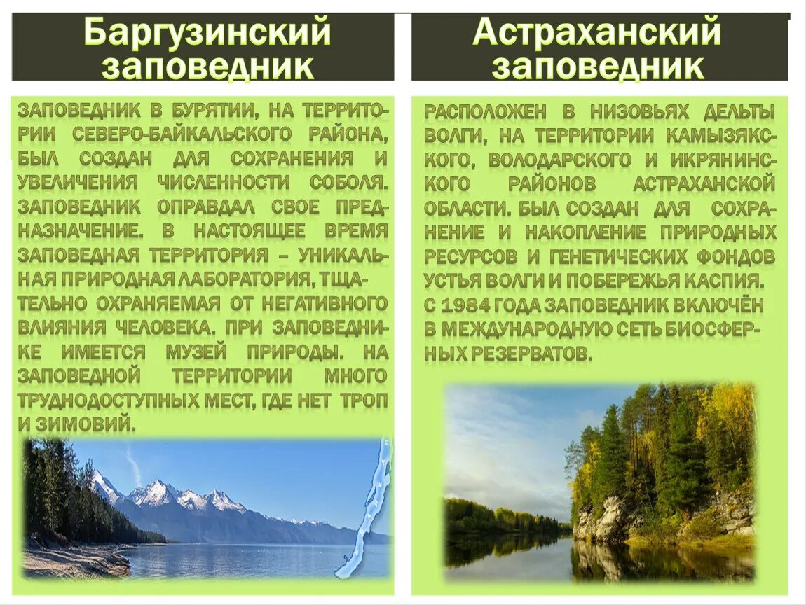 Заповедники России таблица. Заказники и заповедники Тувы. Баргузинский заповедник сообщение. Баргузинский заповедник список заповедников России.