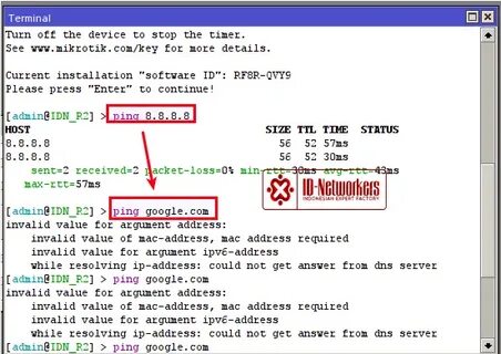 Invalid host address