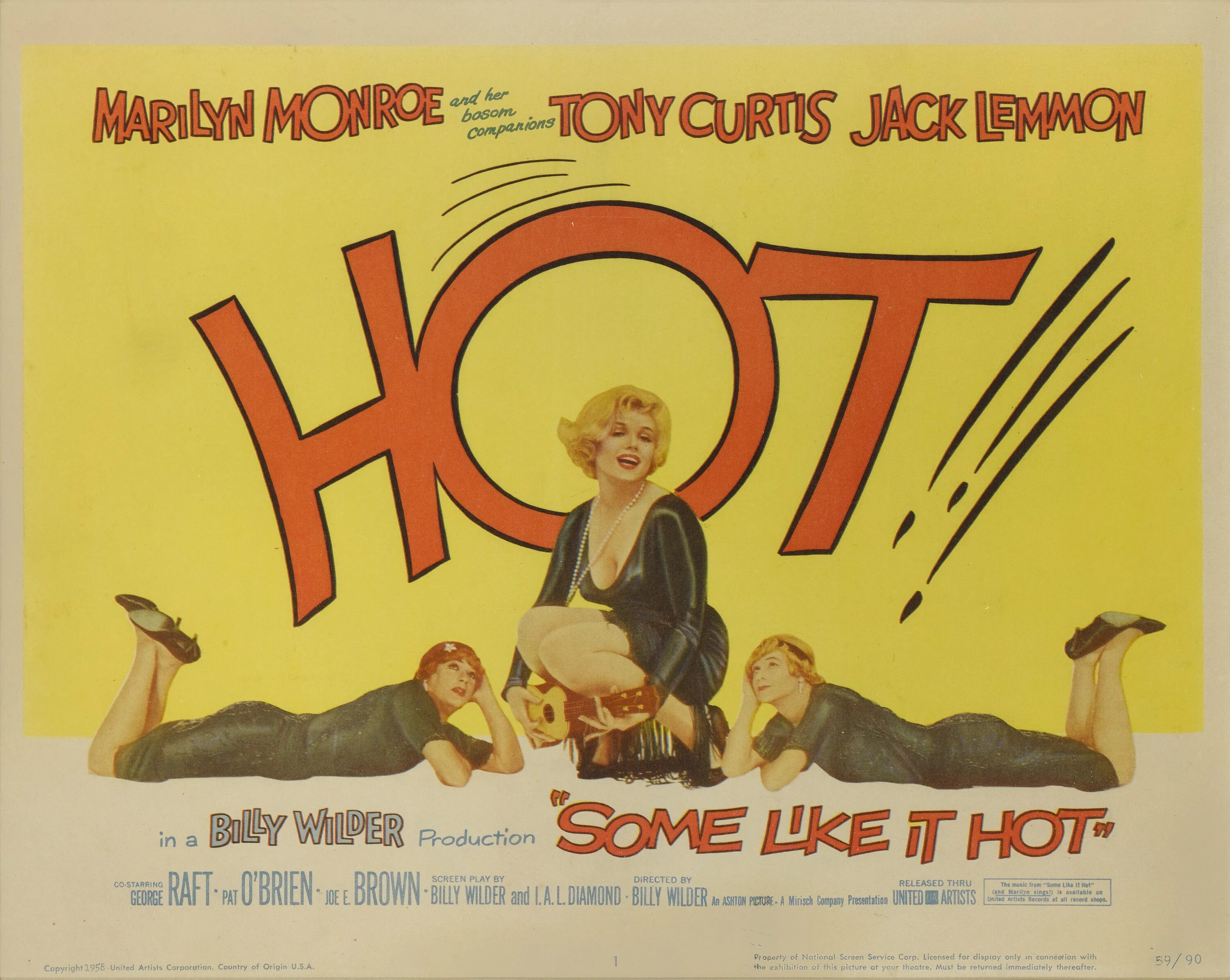 Some posters. Some like it hot Постер.