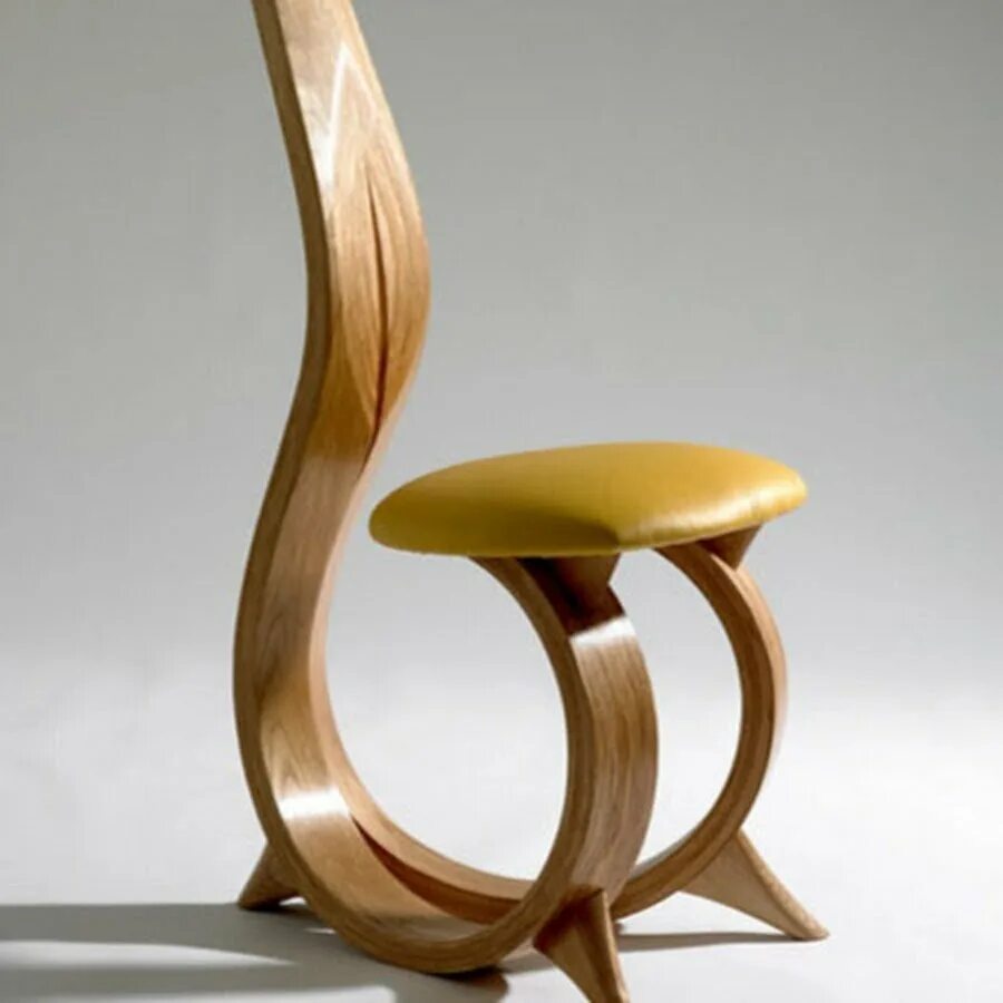 Резной стул. Стул деревянный дизайнерский. Оригинальные деревянные изделия. Стул русич. Красивые стулья.