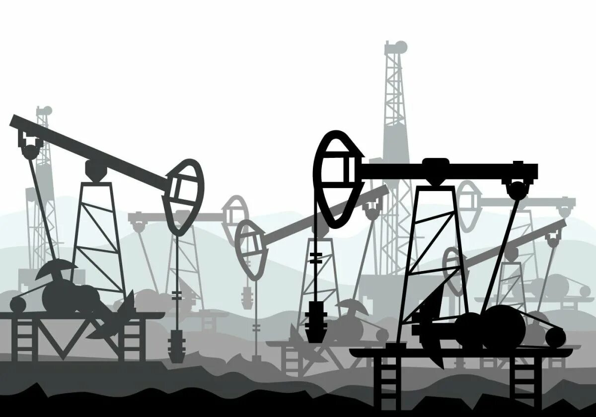 Нефтяная вышка. Нефтяная вышка вектор. Добыча нефти вектор. Нефтяная качалка вектор.