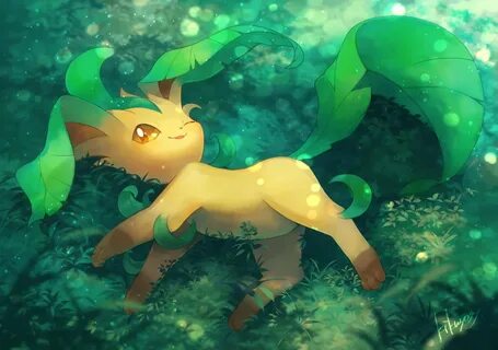 Leafeon (Pokémon) by kikuyosy #3672766.